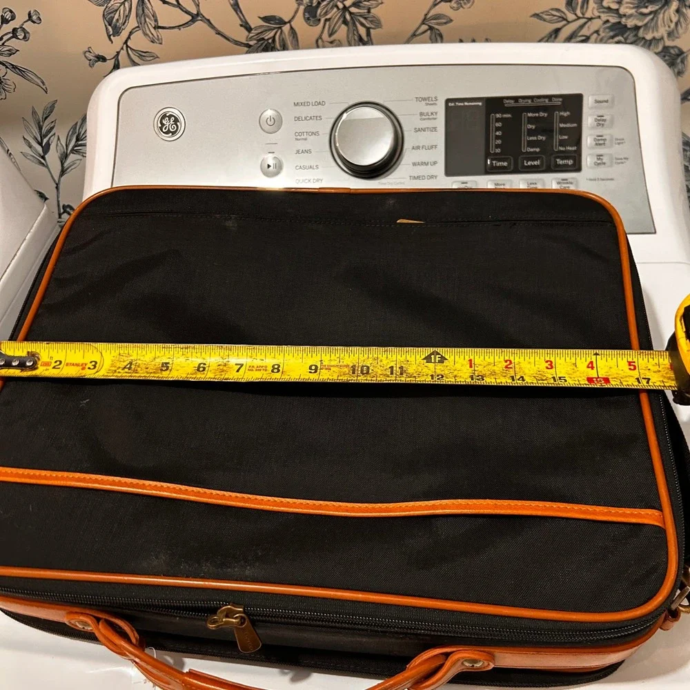 Hartmann Briefcase Leather Trim Messenger Laptop Bag‎ Shoulder Strap Heritage